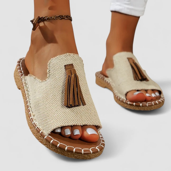 Noavera™ | Leena - Bekväma och Platta Ortopediska Sandaler