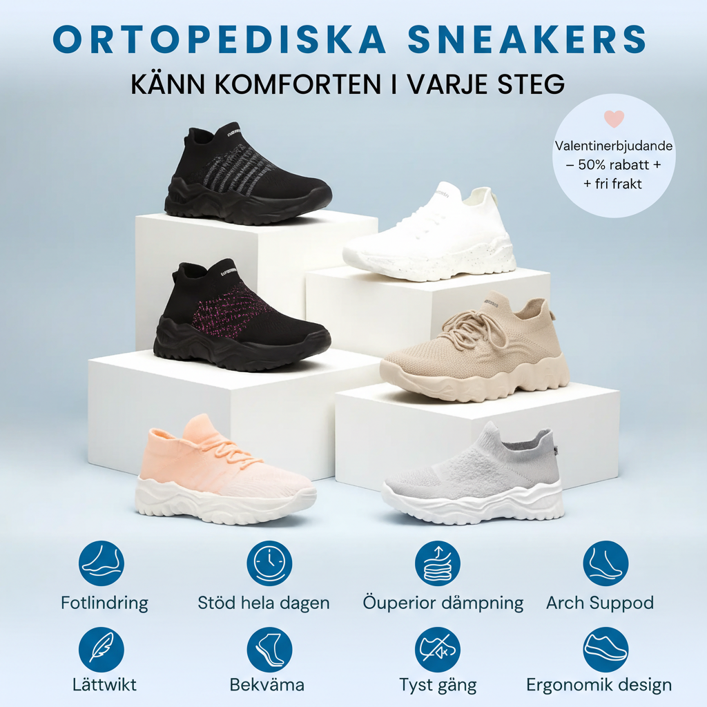 Lunastep Lätta sneakers för vardagskomfort