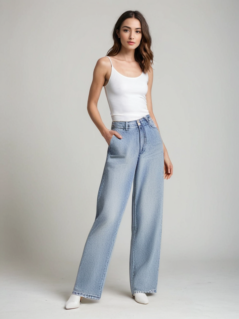 Noavera™ | Jean Patchwork Zerstört