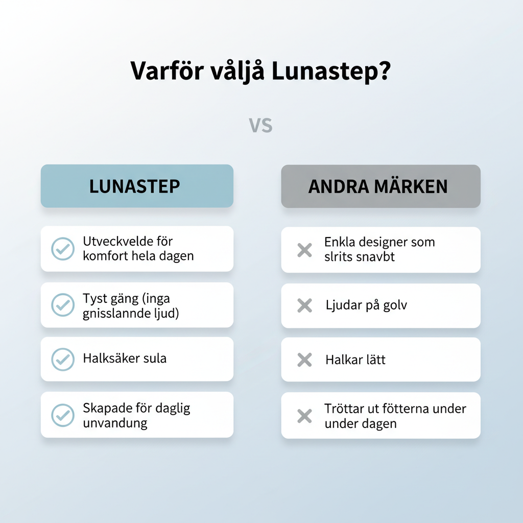 Lunastep Lätta sneakers för vardagskomfort