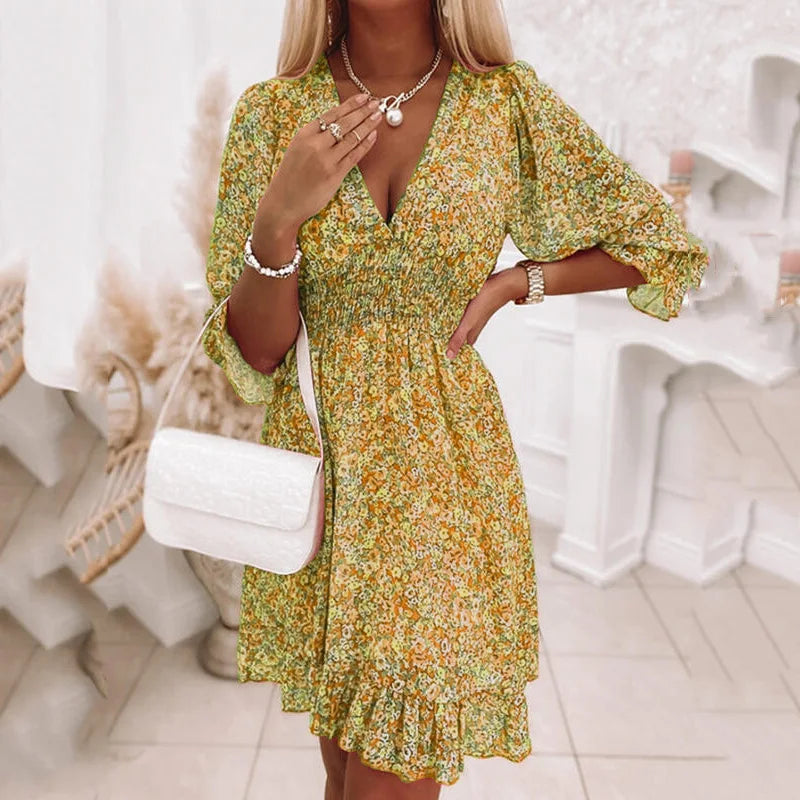 Noavera™ | Elegant blommig klänning