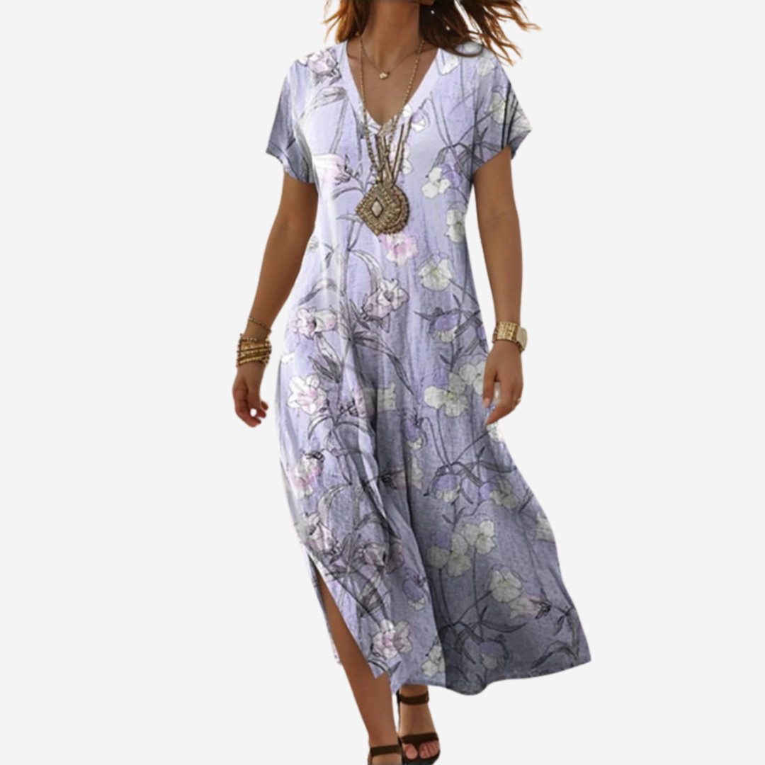 Noavera™ | Klänning med vintageblommigt tryck