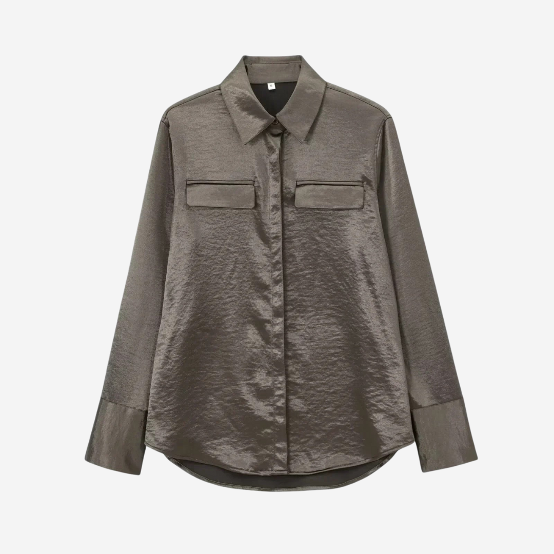 Noavera™ | Silkeslook skjorta