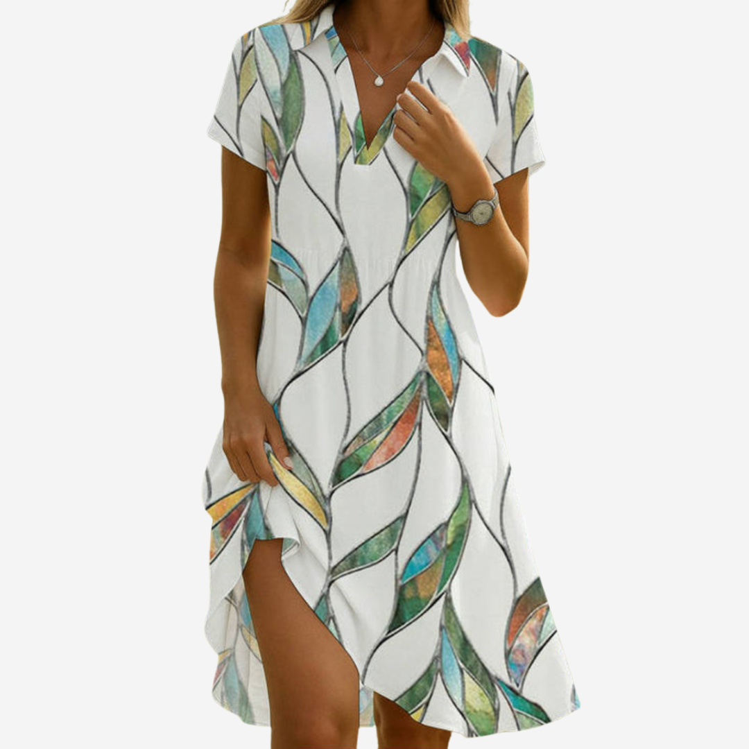 Noavera™ | Avslappnad Vintage Klänning