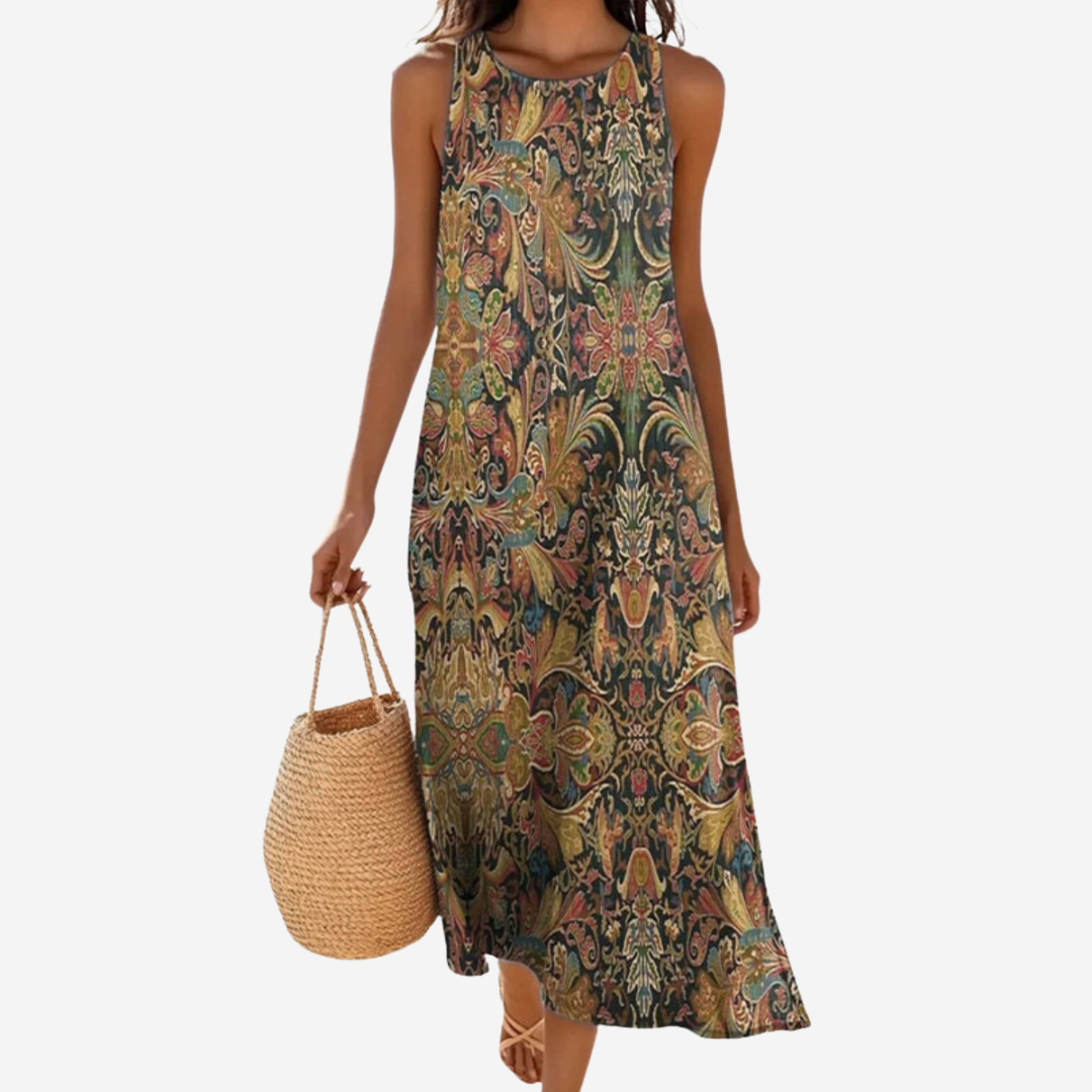 Noavera™ | Vintage bohemisk klänning