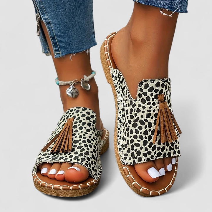 Noavera™  | Leena - Bekväma och Platta Ortopediska Sandaler