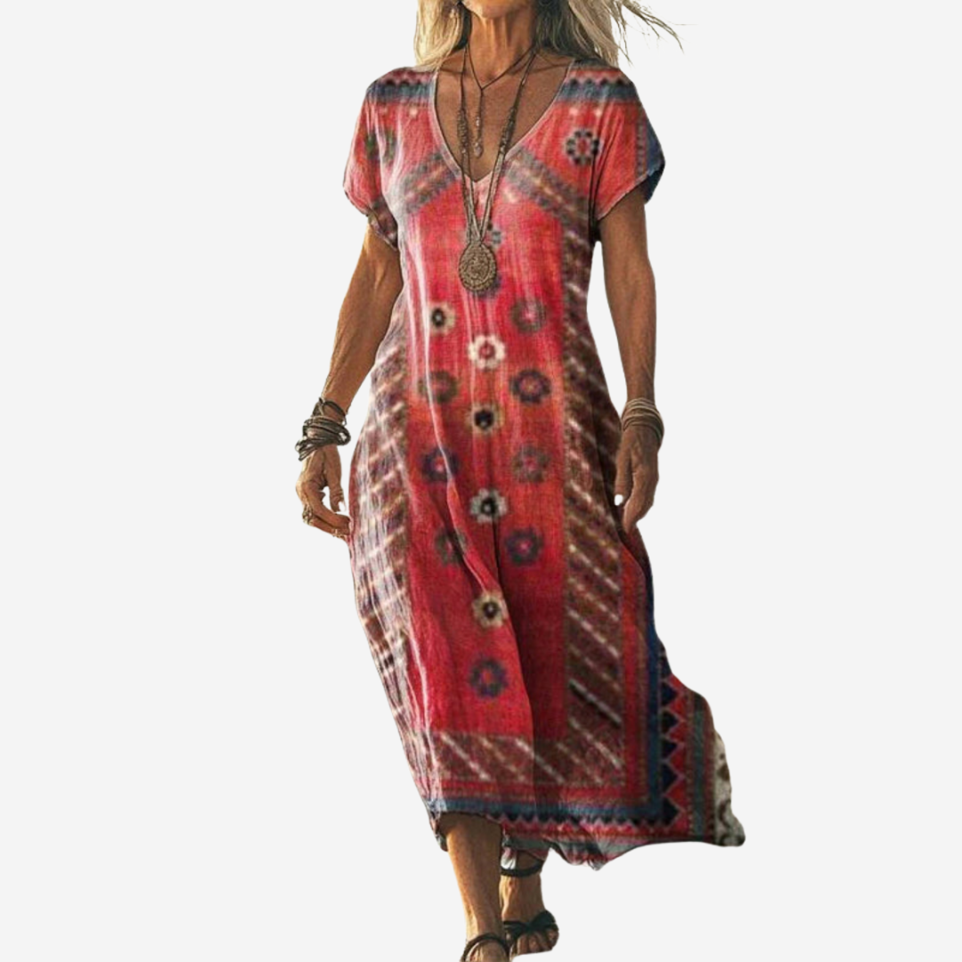 Noavera™ | | Bohemisk klänning med blommor